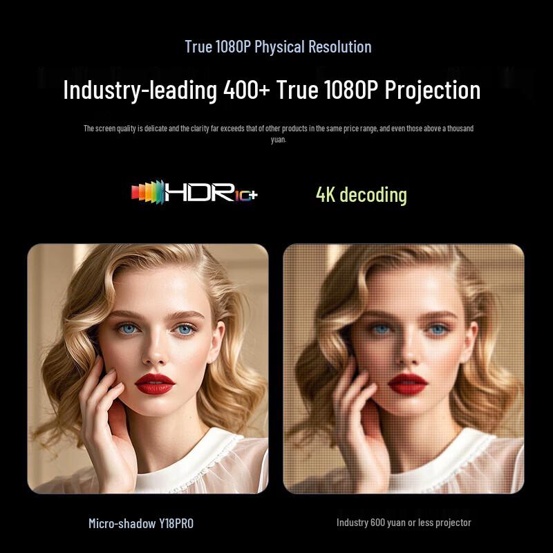 Weiying Y18Pro 1080P Portable Smart Projector (CN version)