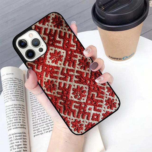 Осенний латышский этнический чехол-бампер 'Дерево Солнца' для iPhone 17 Air 16 16e 15 12 11 13 14 Pro Max Apple Plus Coque