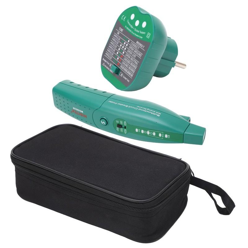 Automatic Circuit Breaker Finder Fuse Socket Tester MS5902R EU US 220V/110V Specification with Flashlight Circuit Tester
