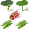 Betta Hammock Leaf Sleeping Bed For Fish Tank Set Of 5 Aquarium Decoration Habitat For Spawning Resting Guppy Sleeping Bed