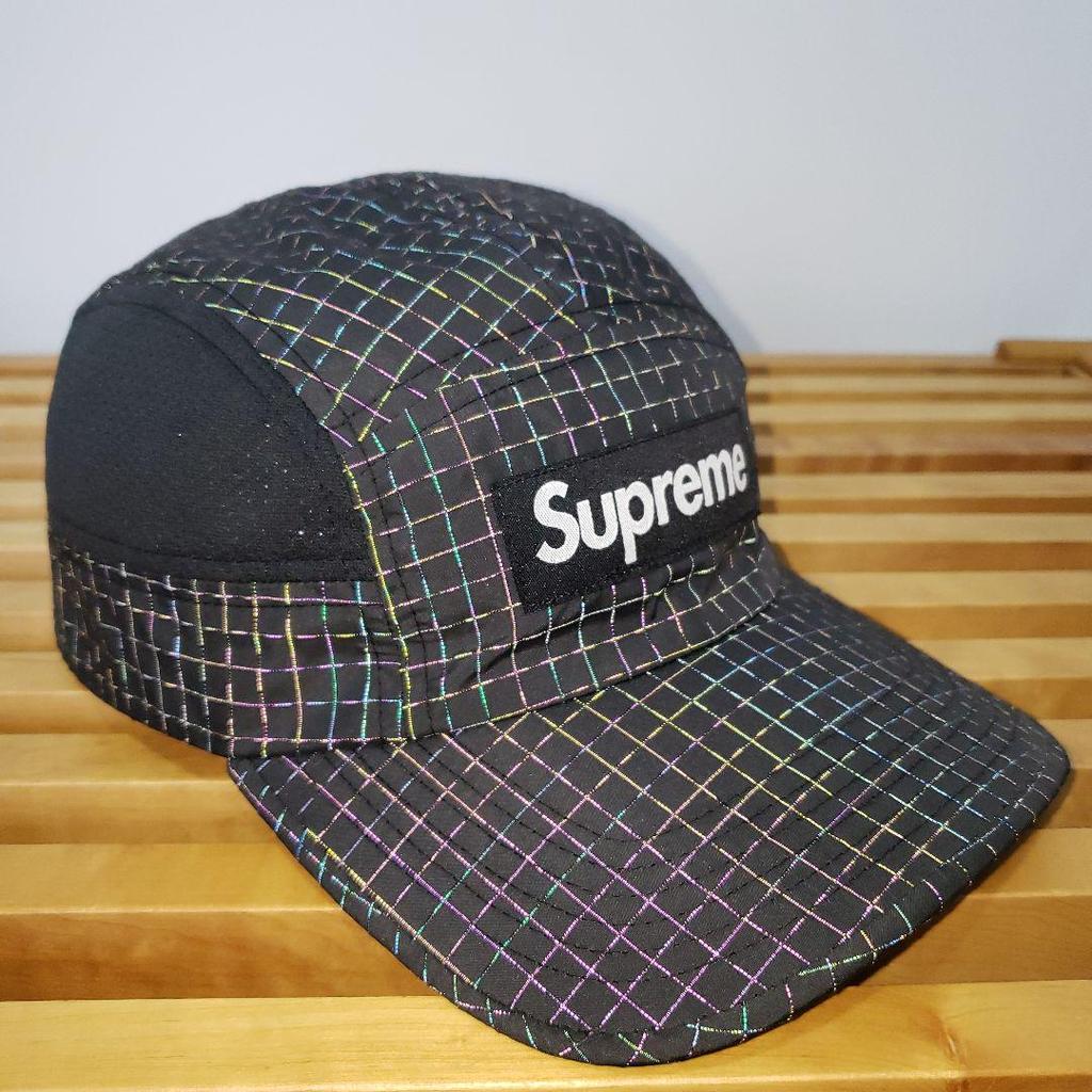 [USED] Supreme Reflective Ripstop Camp Cap Summer Cool