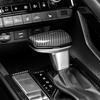 Shifter Lever Handle Protective ABS Car Gear Shift Knob Cover Trim Compatible with Hyundai Elantra -2025 Accessories (Carbon Fiber Pattern)