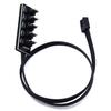 5-Way 4Pin CPU Cooler Case PWM Cooling Fan Power Cable Hub Splitter Adapter