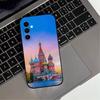 Известная архитектура России Чехол для телефона для Samsung Galaxy A73, A72, A71, A70, A53, A52, A51, Другие Мягкий черный чехол