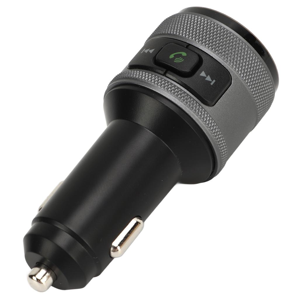 Bluetooth FM Transmitter QC3.0 Fast Charging CVC Noise Cancellation Handsfree Calling Car Music Player