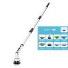 Складная беспроводная электрическая щетка для уборки - ручная, с длинной ручкой, вращающаяся для использования на кухне и в ванной комнате
