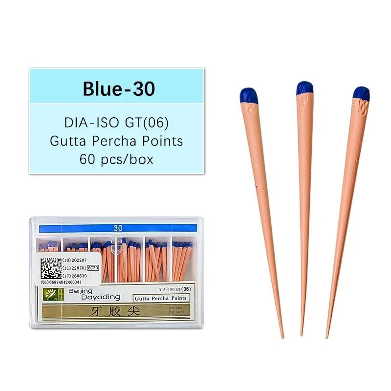 60 100 шт./Коробка Стоматологическая гуттаперчевая бумажный штифт 15-40 корневой канал эндодонтия ватные насадки стоматологические материалы (0.02# 04# 6#)