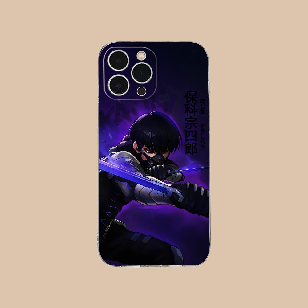 Чехол для телефона Kaiju No.8 Хосина Сосиро для iPhone 17 16 15 14 13 12 11 X XR XS Air Pro Max Plus Mini Прозрачный Цветной Чехол Роскошный