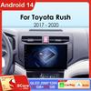 Android14 автомобильное радио для Toyota Rush Daihatsu Terios 2017 2018 2019 2020 Carplay Auto Player GPS стерео WIFI+4G 360 камера BT DSP