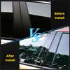 For Volvo XC40/XC60/XC90/V40/S90/S60 2002- Window Trim Covers Center Film Column B C Pillar Posts Sticker Car Accessories