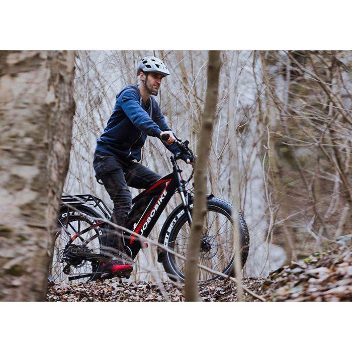 Vélo Électrique - Jobobike Robin - Fatbike 26'' - 13Ah Battery - Bafang 48V 250W - Max Range 65KM- Shimano 7 speed - Gris