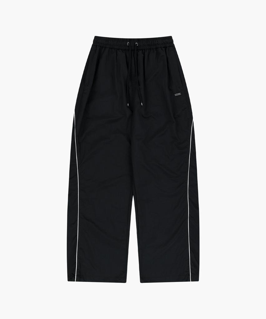HDEX Women'S Side Piping Nylon Pants (Black)