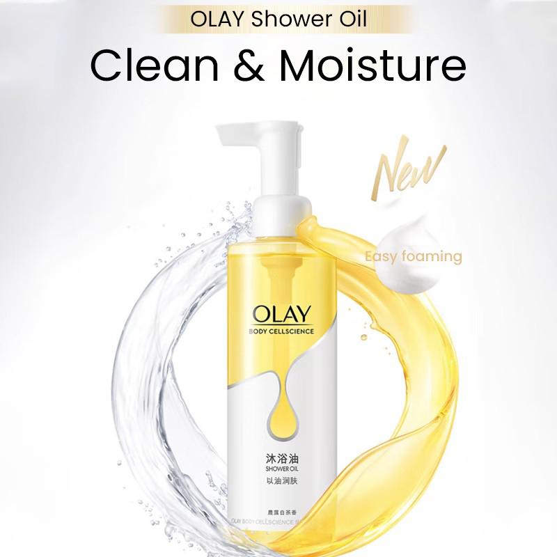 Olay Show Oil 250 мл Гель для душа на масляной основе Питает и увлажняет кожу с помощью масла, добавляет 40% натурального растительного экстракта масла, улучшает состояние сухой кожи