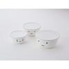 Fuji Horo Mixing Bowl Set (3 Pieces) White with Miffy Face