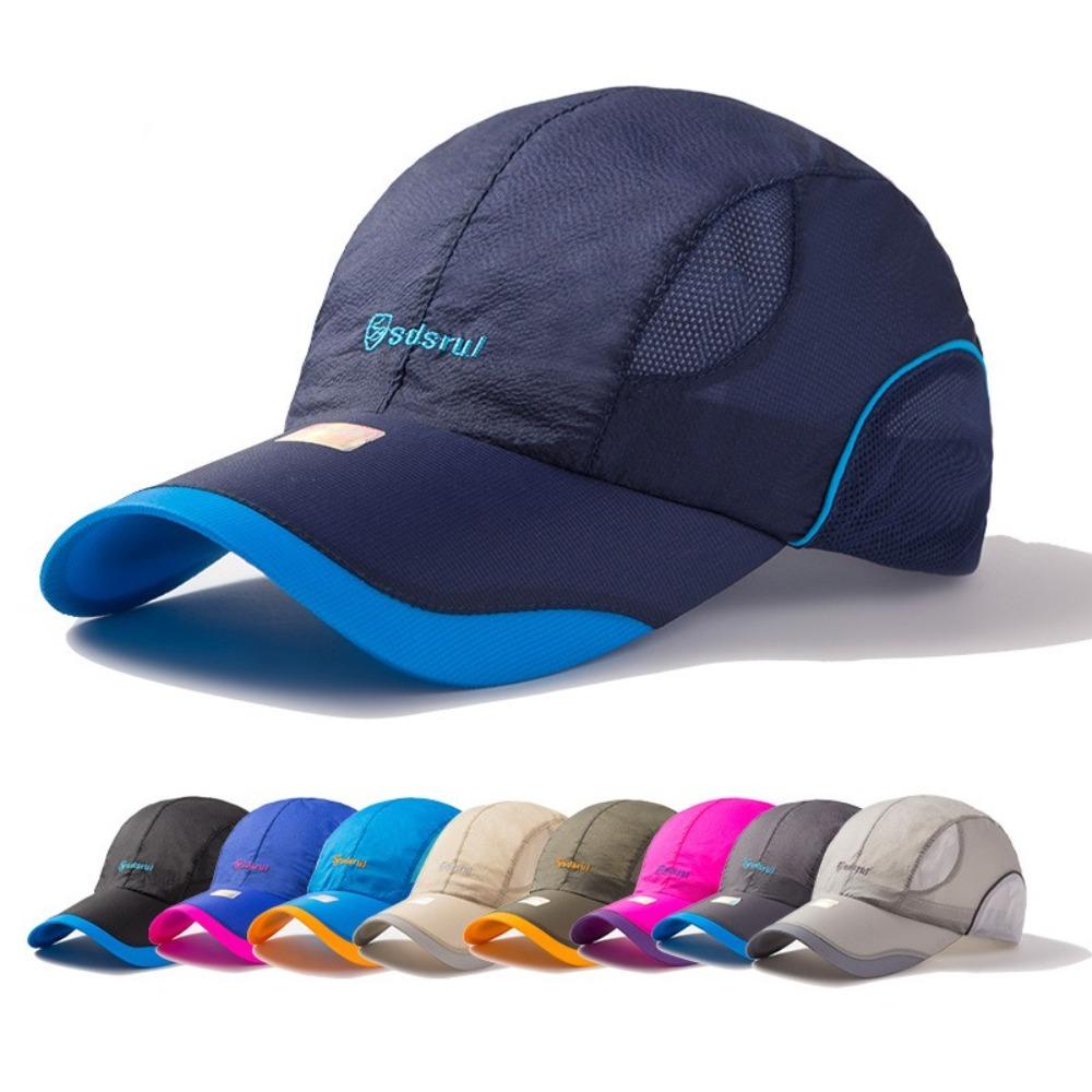 Дышащая кепка-козырек от солнца Быстросохнущая шляпа для альпинизма Модная кепка с защитой от УФ-лучей Унисекс