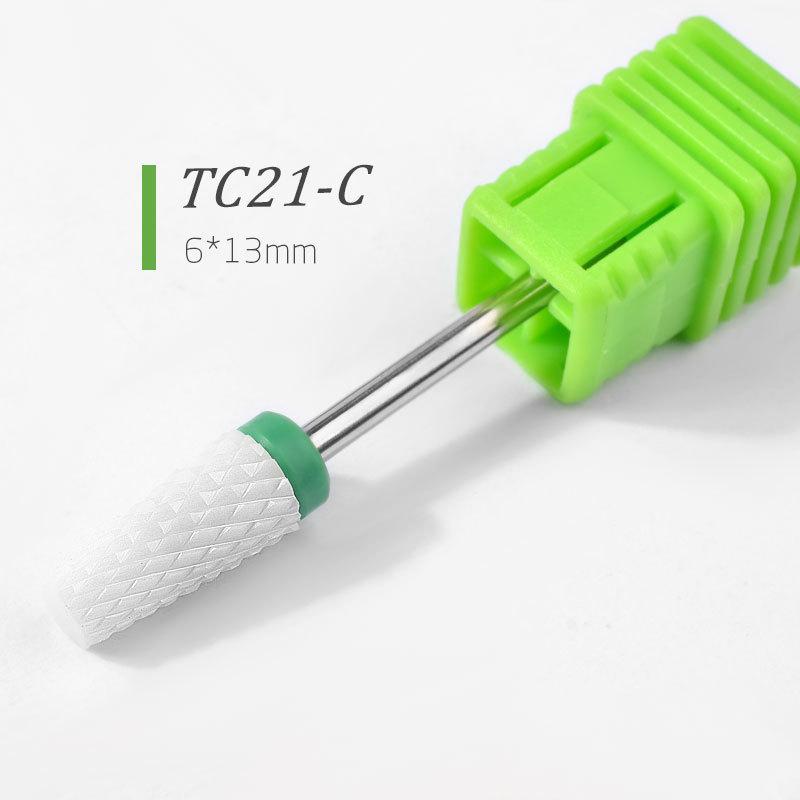 Ceramic Carbide Nail Drill Bits Milling Cutter For Manicure Set Mill Brush Manicure Machine Accessories for Removing Gel Varnish