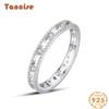 Tancise Classic стерлингового серебра 925 пробы кольцо с цирконом женские ювелирные изделия свадебное обещание вечерние подарок