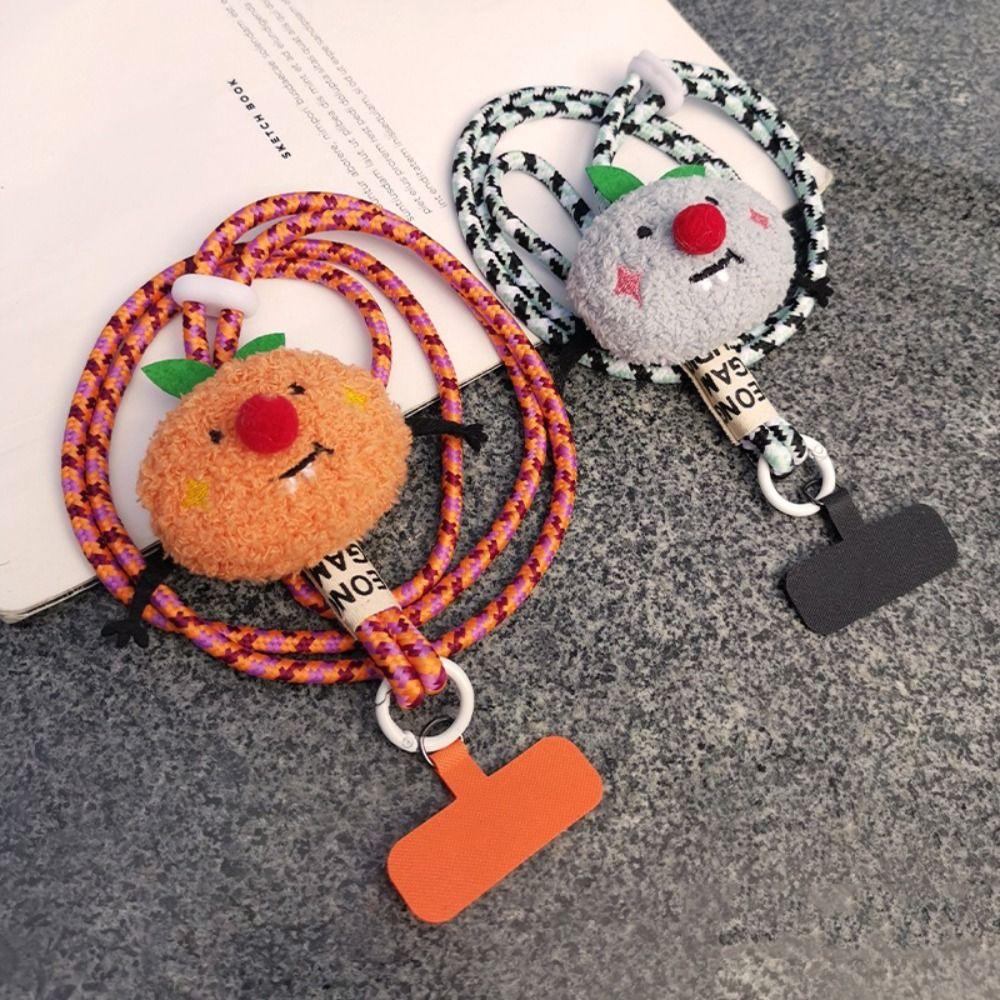 Shoulder Straps Mobile Phone Chains Crossbody Chains Plush Doll Lanyard  Christmas Gifts