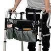 Wheelchair Bag & Cup Holder Waterproof Oxford Folding Walker Carry Storage Pouch Rollator Organizer Basket Armrest Accessories