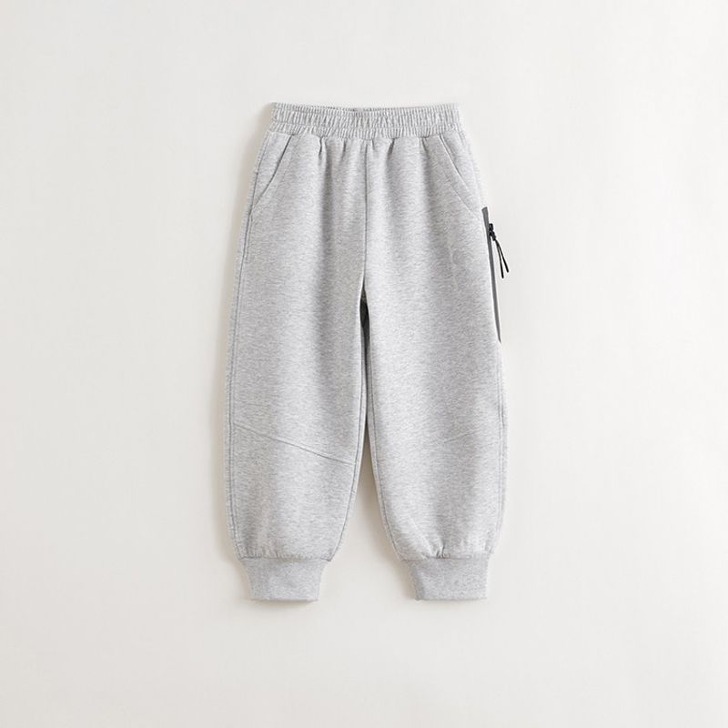 Mark Jenny Boys' Fashion Zipper Pocket Sweatpants Children's Pants 2026 Spring New Model 551255