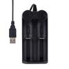 Зарядное устройство USB 18650 с 1/2 слотами, интеллектуальная зарядка 18650, 26650, 18350, 32650, 21700, 26700, 26500, зарядное устройство для литий-ионной аккумуляторной батареи