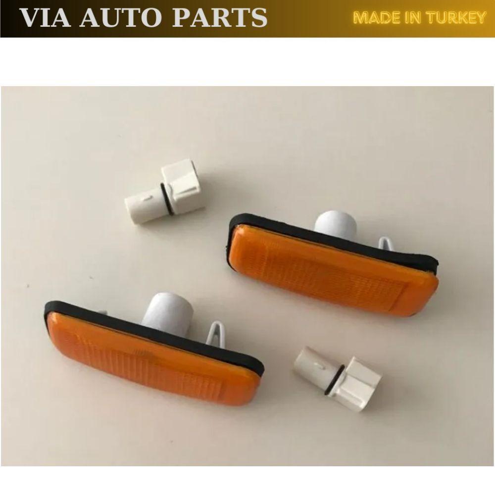 2 pcs. for Tempra Fender, side signal, side marker light, dynamic indicator, flasher 7672085