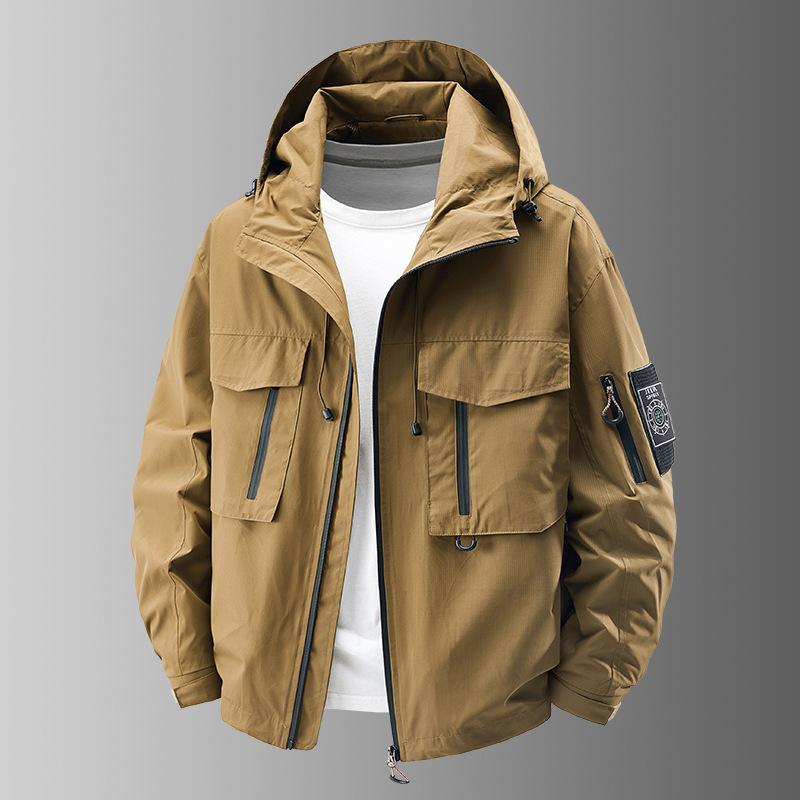 Men's Spring and Autumn Sunscreen Leisure Sunshade Hat Korean Edition Simple Outdoor Travel Mountaineering Jacket