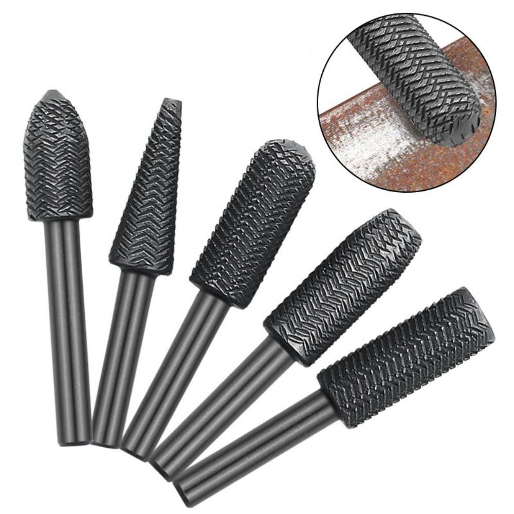 Деревообработка Шлифовка Заусенец Корневой Резьба Фреза Головка вращающегося напильника Шлифовальная головка Вращающийся стальной напильник