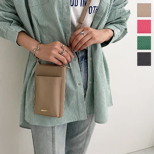Кошелек-сумка Kobe Lettuce Mini Shoulder Bag [B1507] Один размер Розовый