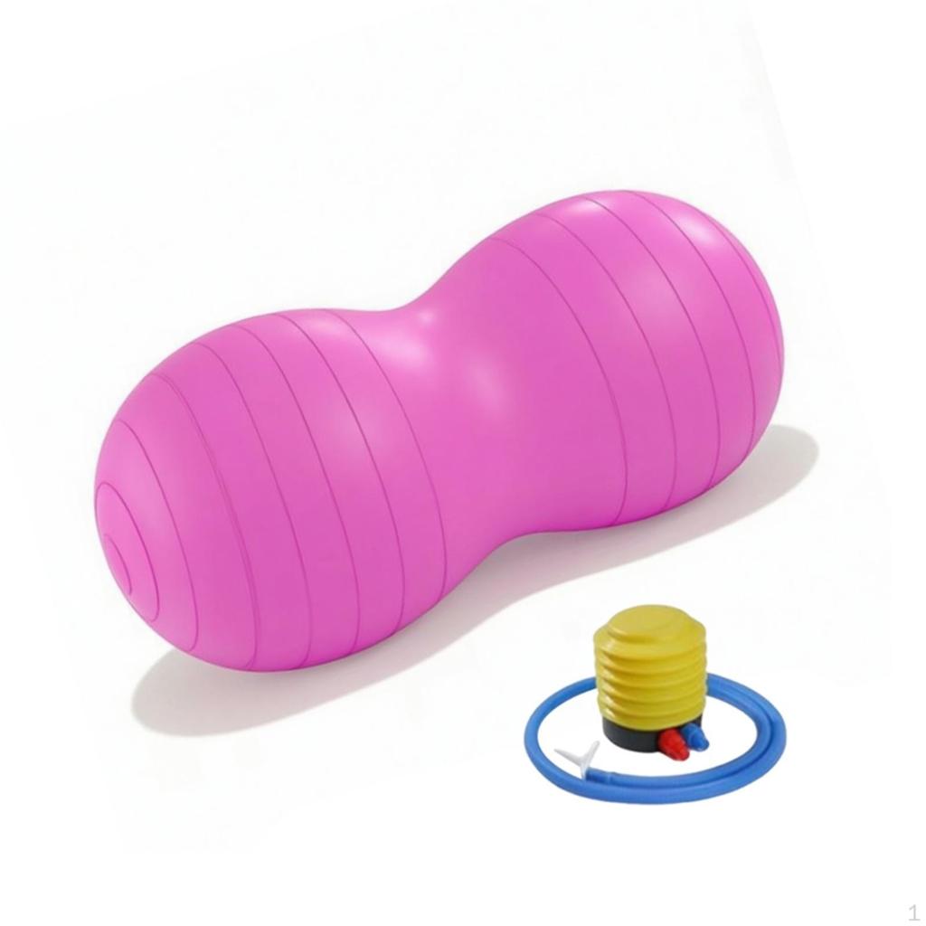 Peanut Ball with Pump Inflatable Sensory for Kids, Children, Balance Training Active