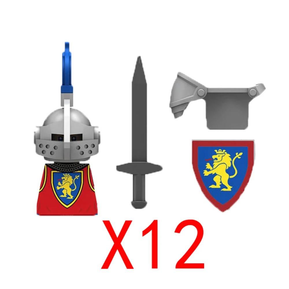 Средневековые Военные Строительные Блоки Фигурки Солдат Подарки Оружие Щиты Шлемы Левенгерц Тевтонские Рыцари Ополченец Крестьянин MOC