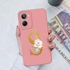 Case For OPPO Realme 2 5 6 7 8 Pro 9i Realme 9 10 Pro+ Luxury Liquid Silicone Soft TPU Couple Case Flower A-Z Letters For Realme Fundas Coques Bumper