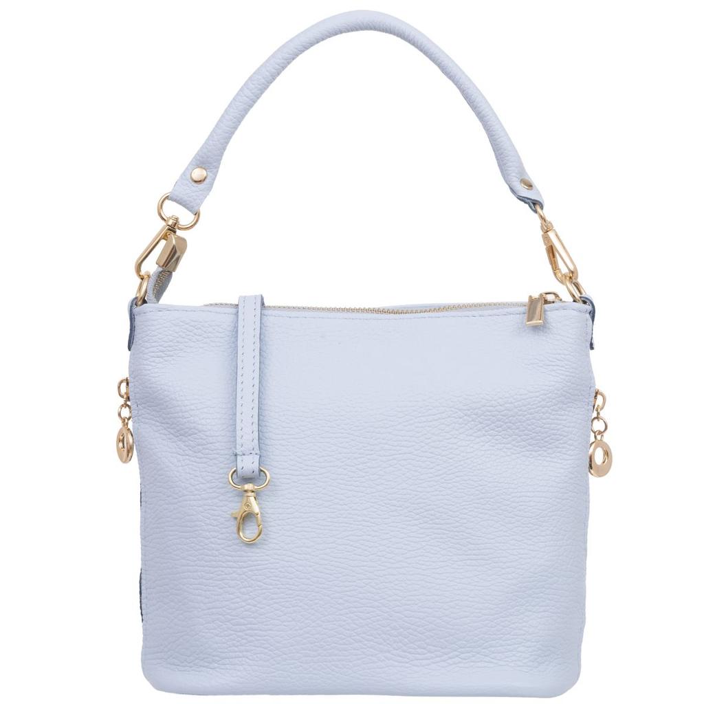 Vezze Palmare Light Yellow Leather Handbag