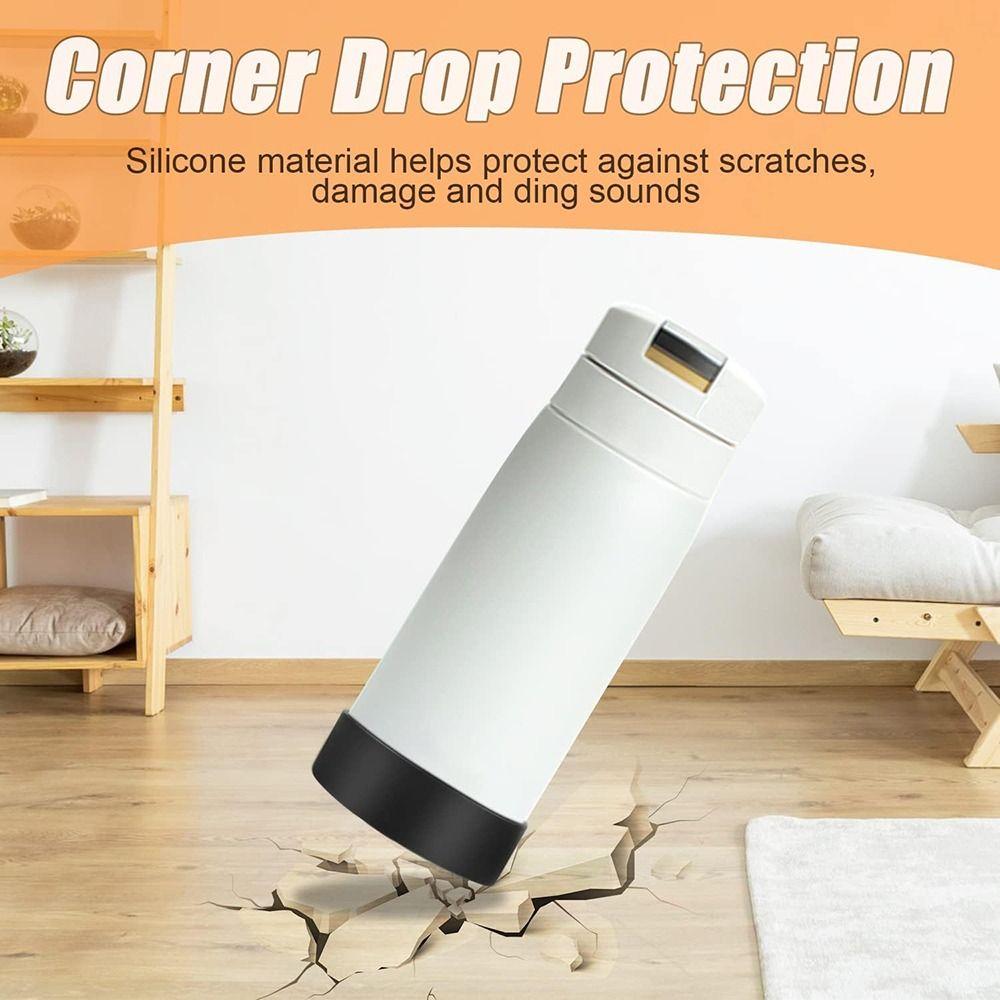 Wearresistant Vacuum Cup Bottom Mat Silicone Water Bottle Holder Water Cup Coasters Vacuum Cup