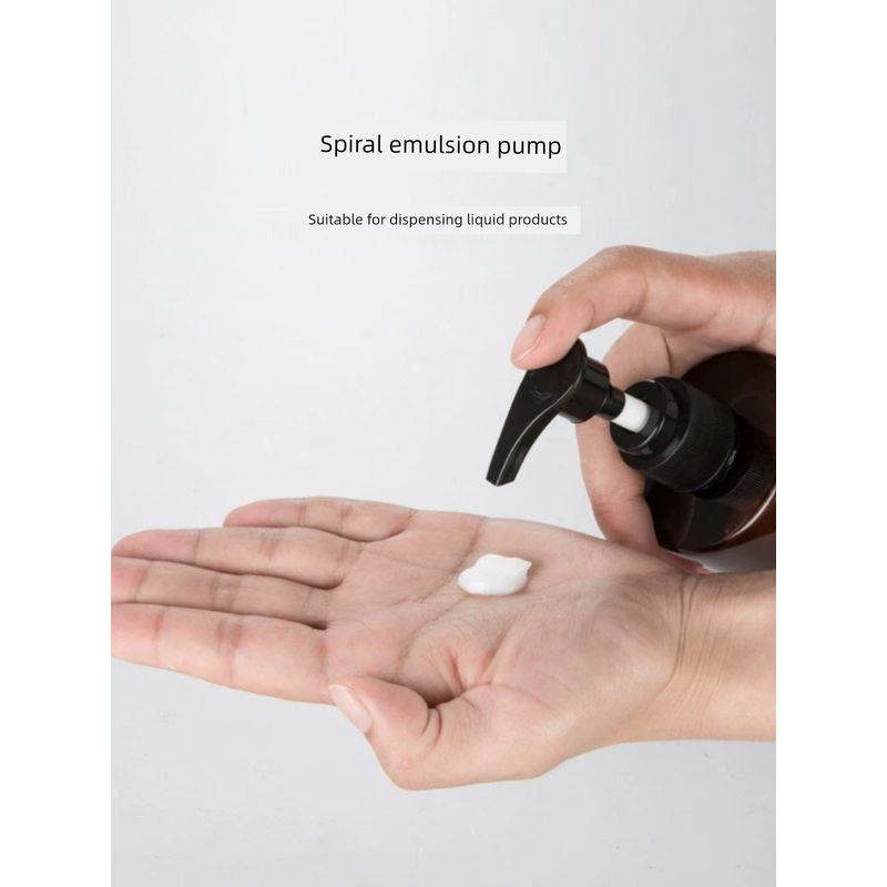 250ml round Shoulder Short Stout Long Press Pump Lotion Bottle Hand Sanitizer Travel Bottle Plastic Empty Bottle Packaging