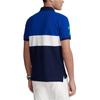 Polo Ralph Lauren Color Block Slim Fit Рубашка поло с коротким рукавом Мужская рубашка поло Синий MNPOKNI1N821204-400
