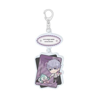 B PROJECT ~Страстный Зов Любви~ x Персонажи Sanrio 09 Тацухиро Номе x Хангёдон [Иллюстрация Мини-Персонажа] Акриловый Брелок-Подвеска