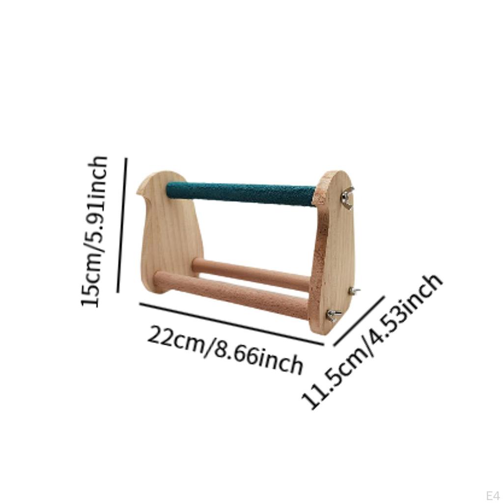 Подставка для дрессировки птиц, игрушечная деревянная ветка для попугаев ара, неразлучников