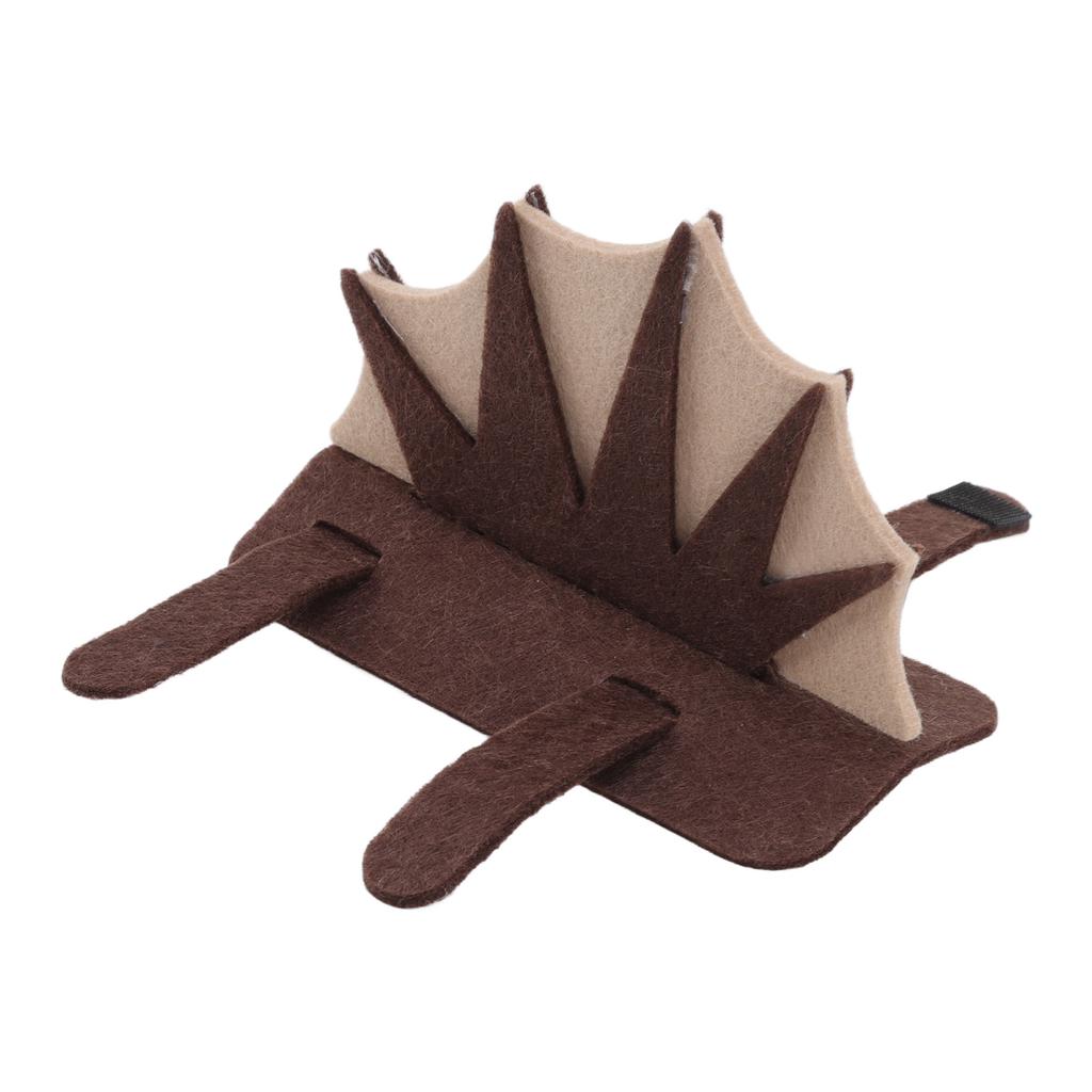 Костюм ящерицы для питомца, дружественный к коже, 3 регулируемых ремня, симпатичная войлочная одежда для рептилий для бородатой агамы