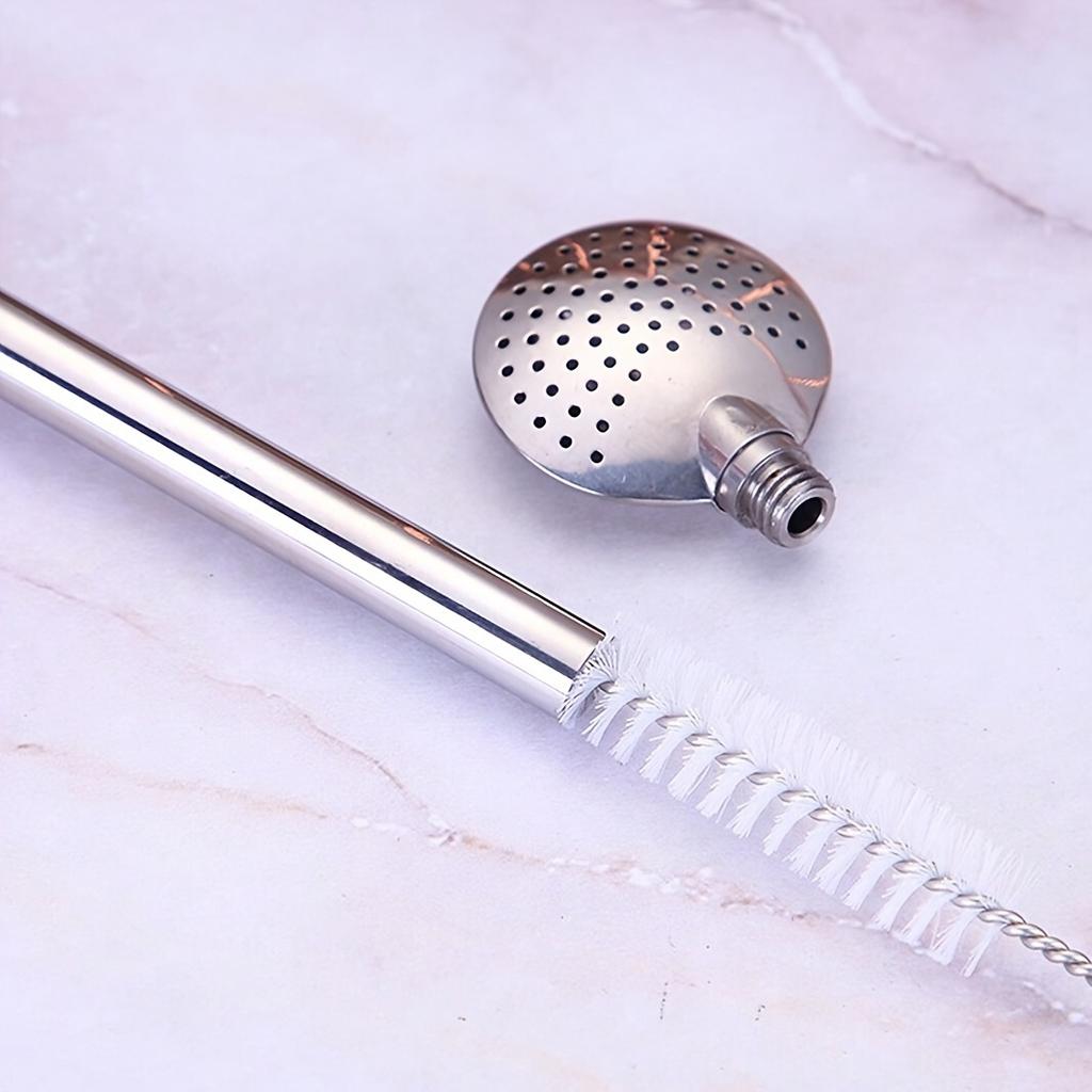 1 шт. Ложка-соломинка из нержавеющей стали для чая мате, молока, кофе, для смешивания цветов, креативная ложка-фильтр, ложки для питья, соломинка-фильтр