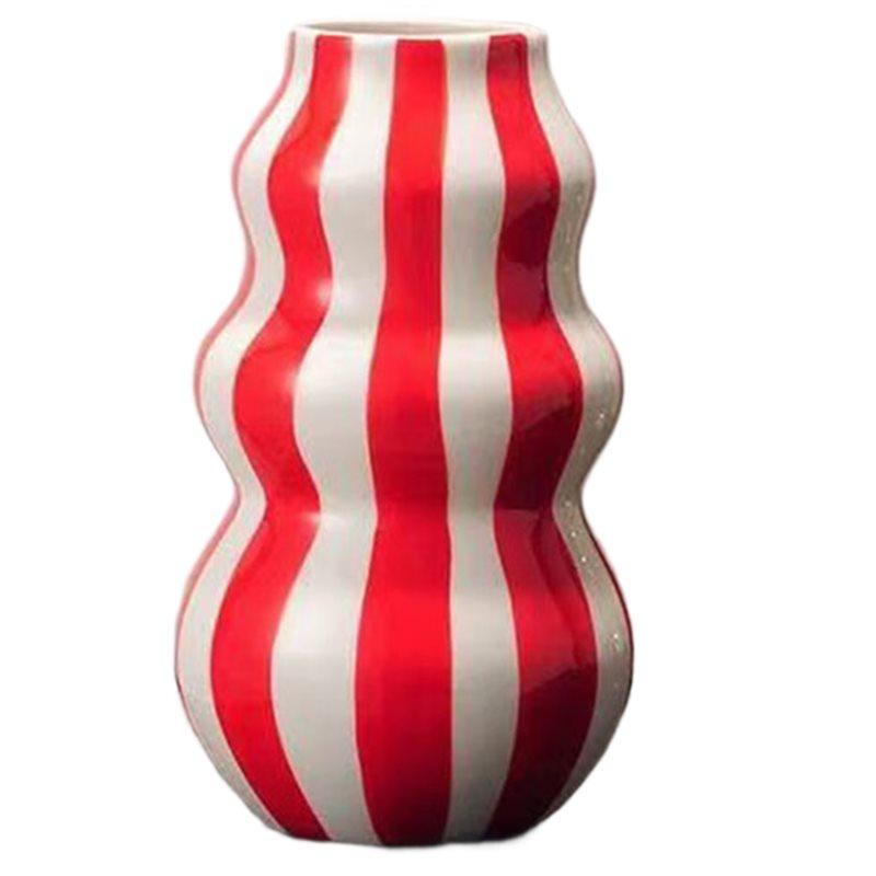 AS60-Circle Desktop Flower Arrangement Painting Vase Ornaments Living Room Bedroom Entrance Art Decoration