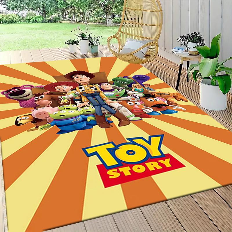 Toy Story Adventure Carpet Rug Soft Washable Antislip Home Living Room Sofa Mats Personalized Christmas Rug