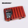 BEARKING Профессиональная коробка для рыболовных приманок, 27 см * 17 см * 5 см, с отделениями, двусторонние рыболовные приманки, крючки для приманок, снасти