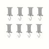 4/8/12/16Pcs S-Shaped Camping Awning Hooks Clips RV Tent Hangers Light Hangers For Caravan Camper Hooks Accessories Outdoor Supplies
