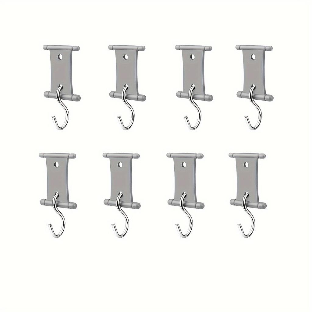4/8/12/16Pcs S-Shaped Camping Awning Hooks Clips RV Tent Hangers Light Hangers For Caravan Camper Hooks Accessories Outdoor Supplies