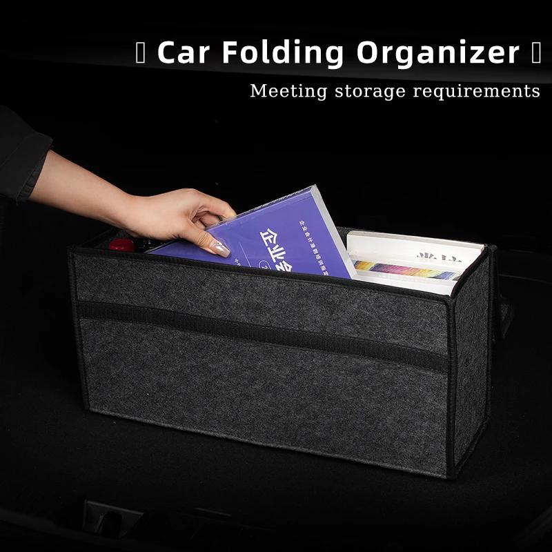 MAKKG1 New 2025 Car Trunk Storage Box Foldable Stowing Tidying Organizer Bag For BMW Performance F30 F20 F10 F40 E92 E91 G20 G30 G05 G0