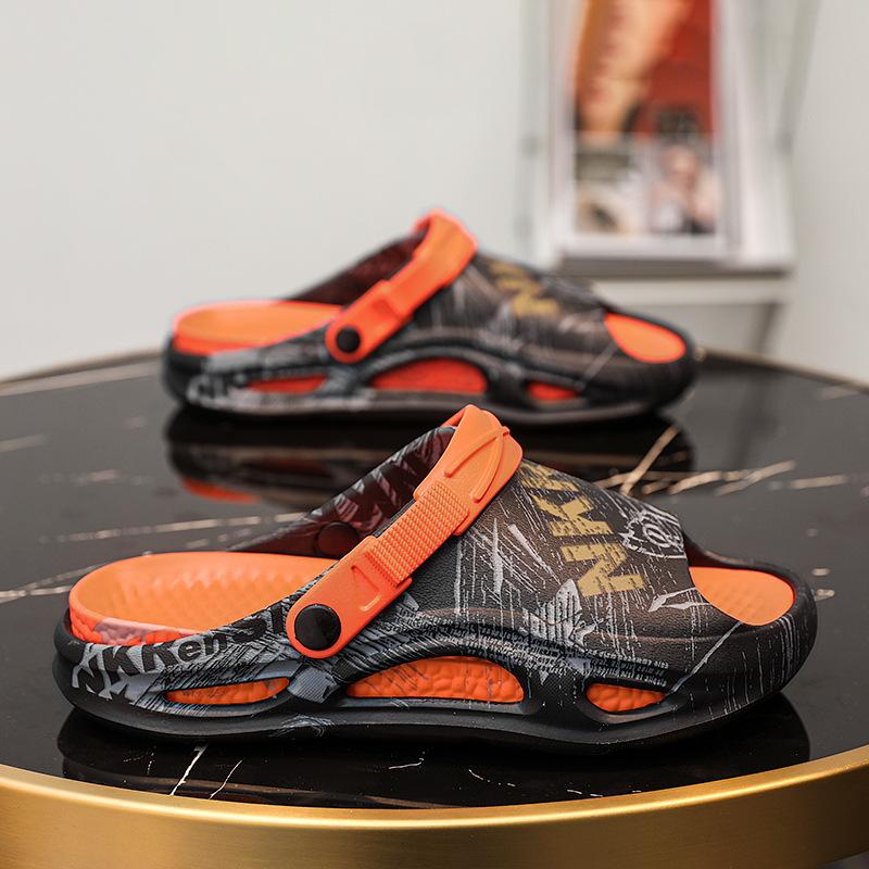 Fashion Men's Slippers Summer Wear 2025 Thick Bottom Sandals Leisure Sports Non-slip Soft Sole Outdoor Breathable Beach Sandals for Men