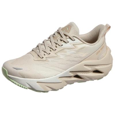 Кроссовки женские амортизирующие износостойкие с низким верхом Tiandu белые коричневые 122415536-2