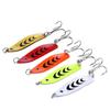 5PCSMetalvibGlowing Fishing Tackle Sequins5CM/6.8GLure bait set for trout with shiny sequins