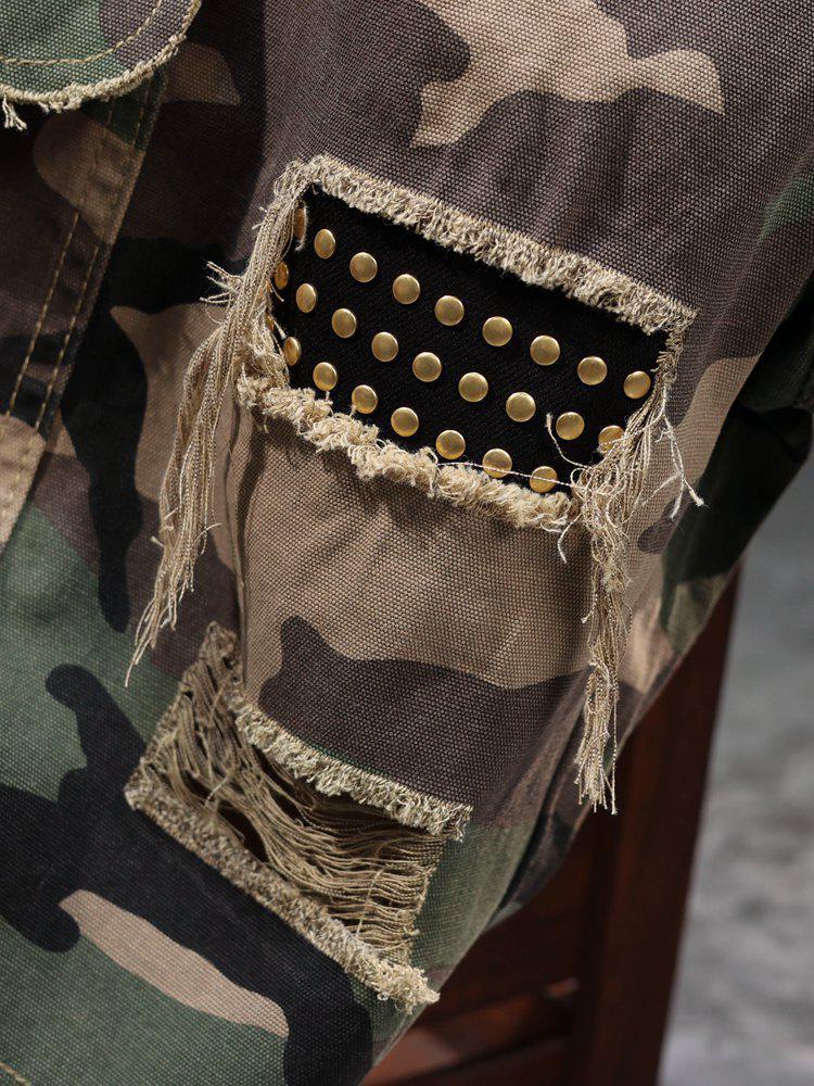 Tactical Men's Camouflage Multi-Pocket Workwear Bermuda Shorts